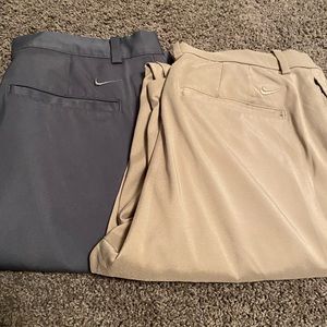 2 Nike golf pants 34x34